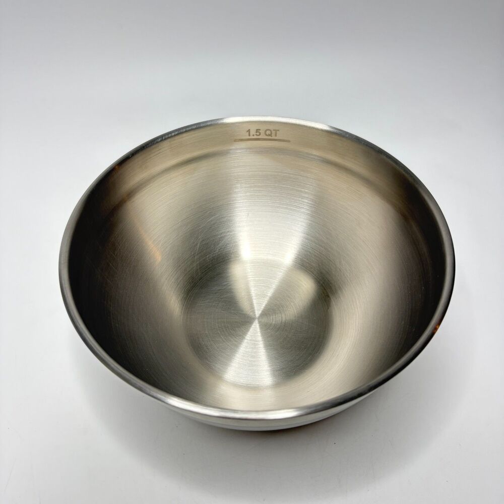 FIGMENT  3 Piece Mixing Bowl Set  Non Slip Dishwasher Safe 1.5, 3, 5 Qt - Picture 8 of 10